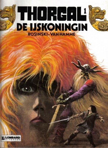 Thorgal 1 - De ijskoningin, Hardcover, Eerste druk (1989), Thorgal - Hardcover (Lombard)