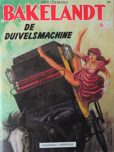 Bakelandt - Hoste Gekleurd 46 - De duivelsmachine, Softcover, Eerste druk (1989) (J. Hoste)