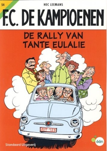 F.C. De Kampioenen 54 - De rally van tante Eulalie , Softcover, Eerste druk (2008) (Standaard Uitgeverij)
