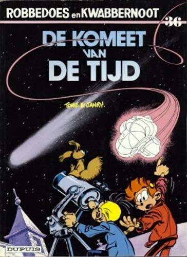 Robbedoes en Kwabbernoot 36 - De komeet van de tijd, Softcover, Eerste druk (1986) (Dupuis)