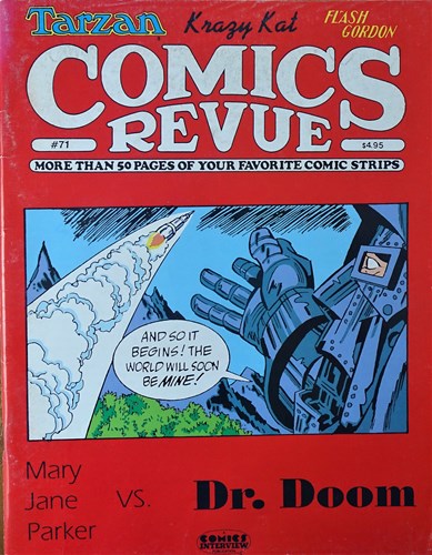 Comics Revue 71 - Flash Gordon, Softcover (Manuscript press)
