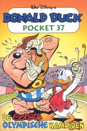 Donald Duck - Pocket 3e reeks 37 - De eerste olympische kampioen, Softcover, Eerste druk (1996) (De Geïllustreerde Pers)