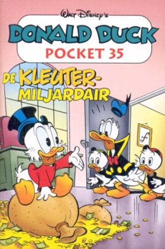 Donald Duck - Pocket 3e reeks 35 - De Kleuter-miljardair, Softcover, Eerste druk (1996) (De Geïllustreerde Pers)