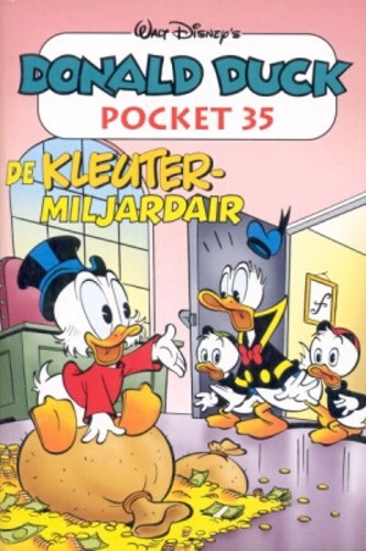 Donald Duck - Pocket 3e reeks 35 - De Kleuter-miljardair, Softcover, Eerste druk (1996) (Sanoma)