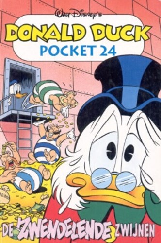 Donald Duck - Pocket 3e reeks 24 - De Zwendelende zwijnen, Softcover, Eerste druk (1995) (Sanoma)