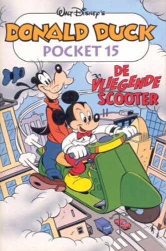 Donald Duck - Pocket 3e reeks 15 - De vliegende scooter, Softcover, Eerste druk (1994) (Sanoma)