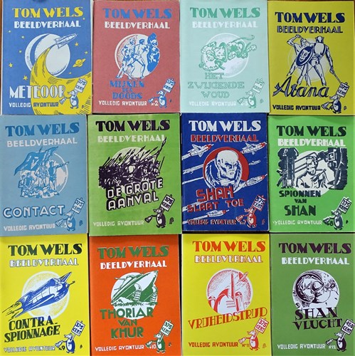 Tom Wels - S.U.B.  - Complete reeks van 12 delen, Softcover (Stichting Uitgeverij Beeldverhalen)
