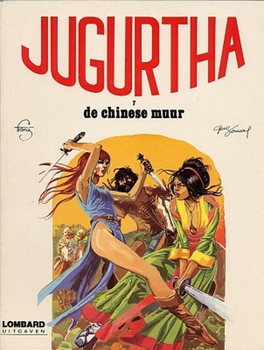 Jugurtha 7 - De Chinese Muur, Softcover, Eerste druk (1980) (Lombard)