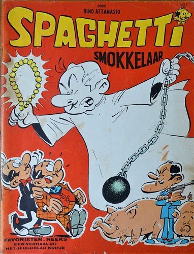 Spaghetti 25 - Spaghetti smokkelaar, Softcover, Eerste druk (1969) (Helmond)