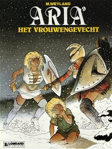 Aria 9 - Het vrouwengevecht, Softcover, Eerste druk (1987) (Lombard)