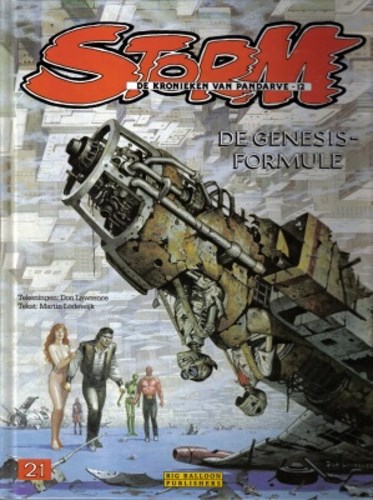 Storm 21 - De Genesis-formule, Hardcover, Eerste druk (1995), Kronieken van Pandarve - Hc (Big Balloon)