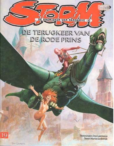 Storm 19 - De terugkeer van de rode prins, Hc+Gesigneerd, Eerste druk (1991), Kronieken van Pandarve - Hc (Big Balloon)