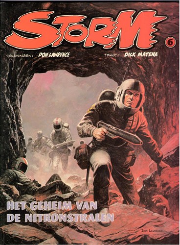 Storm 6 - Het geheim van de nitronstralen, Hardcover, Eerste druk (1981), Kronieken van de diepe wereld - Hc (Oberon)