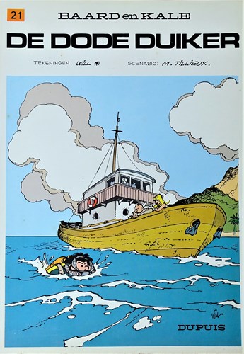 Baard en Kale - Verhalen 21 - De dode duiker, Softcover, Eerste druk (1974) (Dupuis)