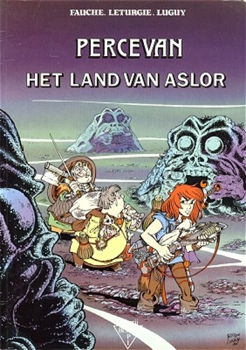 Percevan 1 - Het land van Aslor, Hardcover, Eerste druk (1988) (Blitz)