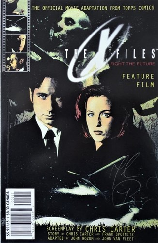 X-Files, the  - Fight the future, Sc+Gesigneerd (Topps comics)