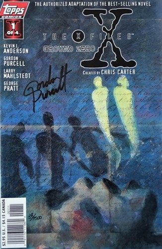 X-Files, the  - Ground zero #1, Sc+Gesigneerd (Topps Comics)