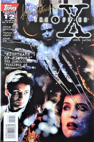 X-Files, the 13 - Nightmare of history, Sc+Gesigneerd (Topps comics)