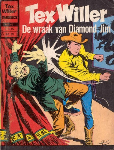 Tex Willer - Classics 43 - De wraak van Diamond Jim, Softcover, Eerste druk (1974) (Williams Nederland)