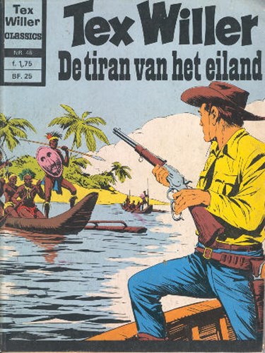 Tex Willer - Classics 46 - De tiran van het eiland, Softcover, Eerste druk (1974) (Williams Nederland)