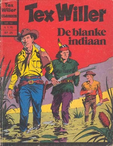 Tex Willer - Classics 58 - De blanke indiaan, Softcover, Eerste druk (1975) (Classics Lektuur)