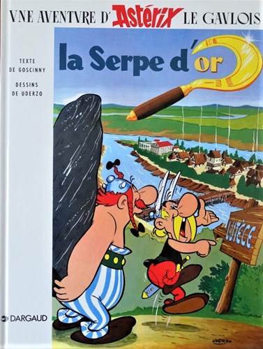 Asterix - Franstalig 2 - La serpe d'or, Hardcover (Dargaud)