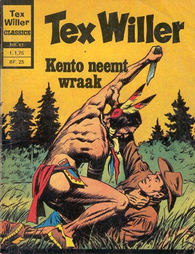 Tex Willer - Classics 61 - Kento neemt wraak, Softcover, Eerste druk (1976) (Classics Lektuur)