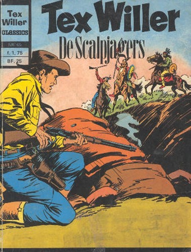 Tex Willer - Classics 65 - De scalpjagers, Softcover, Eerste druk (1976) (Classics Lektuur)