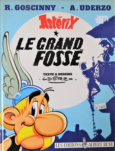 Asterix - Franstalig 25 - Le grand fosse, Hardcover, Eerste druk (1980) (Albert René)