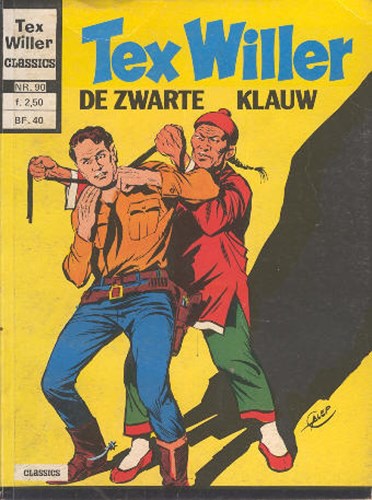 Tex Willer - Classics 90 - De Zwarte Klauw, Softcover, Eerste druk (1978) (Classics Lektuur)