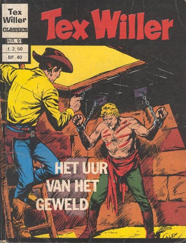 Tex Willer - Classics 91 - Het uur van het geweld, Softcover, Eerste druk (1978) (Classics Lektuur)