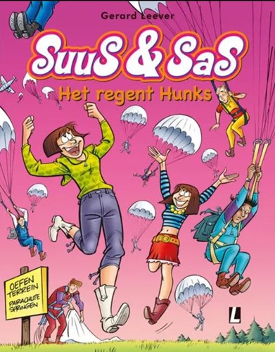 Suus & Sas 4 - Het regent hunks, Softcover (Uitgeverij L)