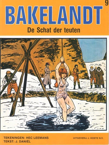 Bakelandt - Hoste Ongekleurd 9 - De schat der teuten, Softcover, Eerste druk (1980) (J. Hoste)