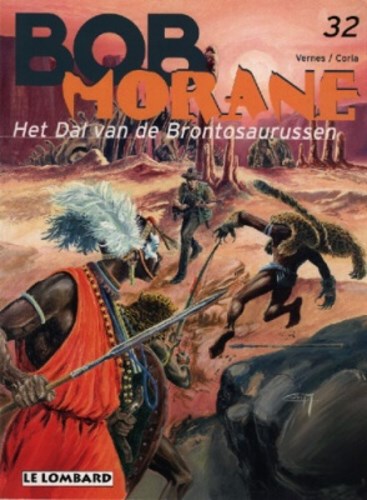 Bob Morane - Lombard 32 - Het dal van de Brontosaurussen, Softcover, Eerste druk (1997) (Lombard)
