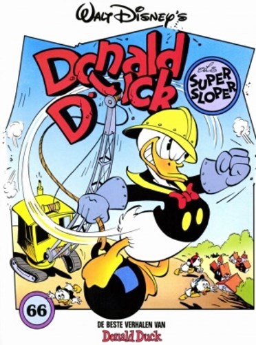 Donald Duck - De beste verhalen 66 - Donald Duck als supersloper, Softcover, Eerste druk (1991) (De Geïllustreerde Pers)