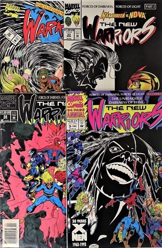 New Warriors, the  - Forces of darkness, forces of light, 3 delen+conclusion, Softcover (Marvel)