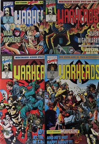 Warheads  - Deel 1-4, Softcover (Marvel)