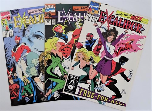 Excalibur (1988-1998) 32-34 - Girls' School from Heck - Complete story, Softcover (Marvel)