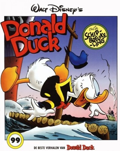 Donald Duck - De beste verhalen 99 - Donald Duck als schripbreukeling, Softcover, Eerste druk (1999) (VNU Tijdschriften)