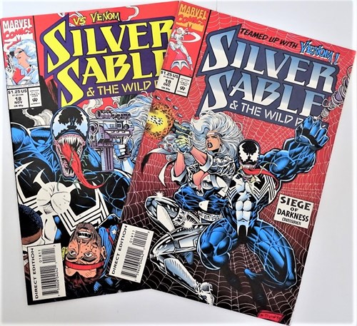 Silver Sable & the Wild Pack  - teamed up with Venom, deel 1 en 2, Softcover (Marvel)
