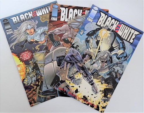 Black & White  - Deel 1 t/m 3 compleet, Softcover (Image Comics)