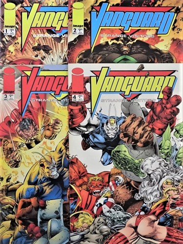 Vanguard - Strange Visitors  - Complete serie van 4 delen, Softcover (Image Comics)