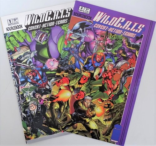 Wildcats - Sourcebook  - Deel 1 en 2 compleet, Softcover (Image Comics)