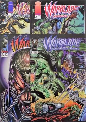 Warblade - Endangered Species  - Complete reeks van 4 delen, Softcover (Image Comics)