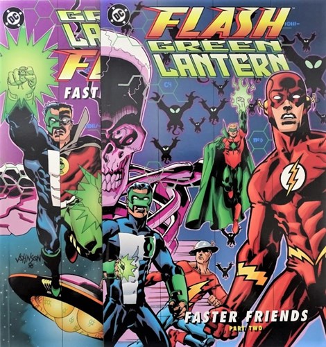 Flash/Green lantern  - Faster Friends - deel 1 en 2 compleet, Softcover (DC Comics)
