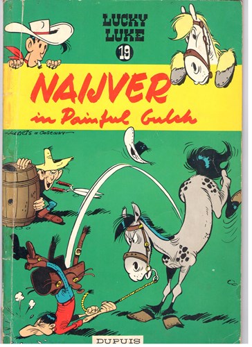 Lucky Luke - Dupuis 19 - Naijver in Painful Gulch, Softcover, Eerste druk (1962) (Dupuis)