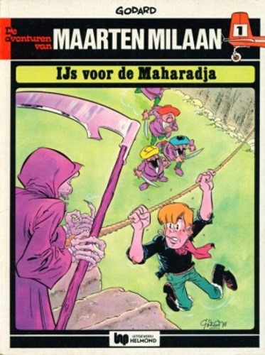 Maarten Milaan 1 - IJs voor de maharadja, Softcover, Eerste druk (1978) (Lombard)