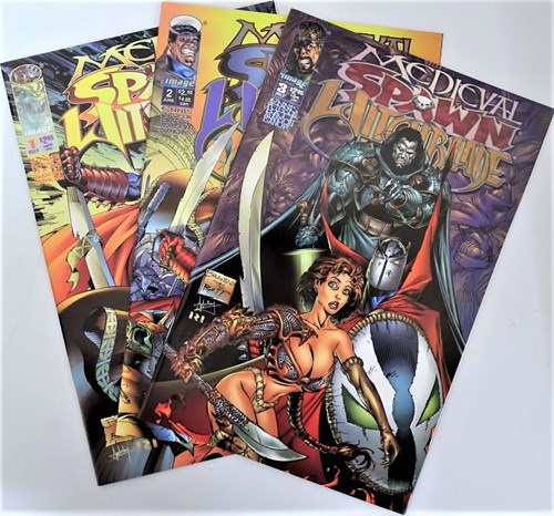 Medieval Spawn/Witchblade  - Deel 1 t/m 3 compleet, Softcover (Image Comics)