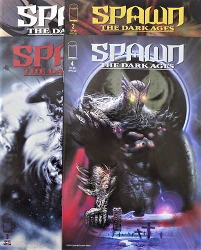 Spawn - Image Comics (Issues)  - The dark ages - deel 1 t/m 4, Softcover (Image Comics)