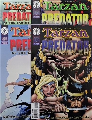 Tarzan versus Predator  - At ht earths core - complete serie van 4 delen, Softcover (Dark Horse Comics)